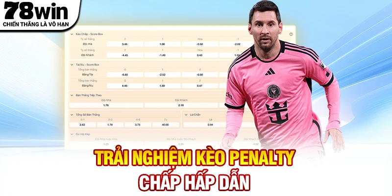 Trải nghiệm kèo penalty chấp hấp dẫn